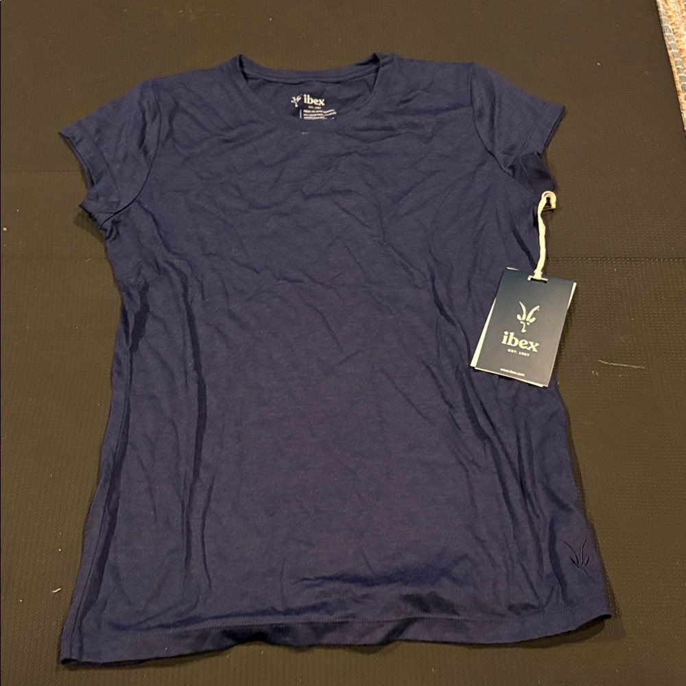 Ibex Women's Navy Tee